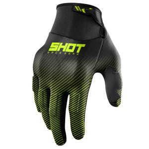 Motocross rukavice Shot Drift Rim fluo žute