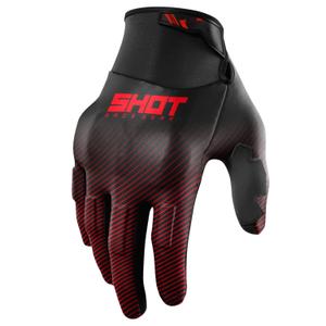 Motocross rukavice Shot Drift Rim crvene