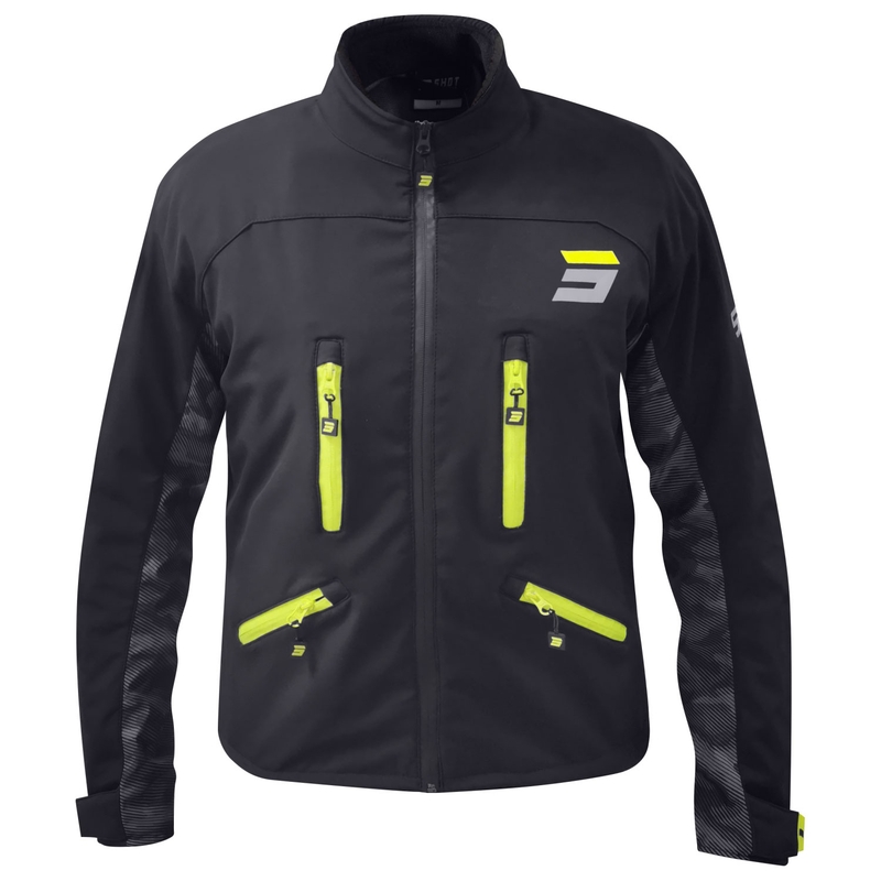 Motociklistička jakna Shot Climatic crno-fluo žuta