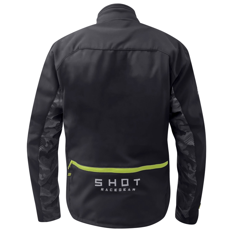 Motociklistička jakna Shot Climatic crno-fluo žuta