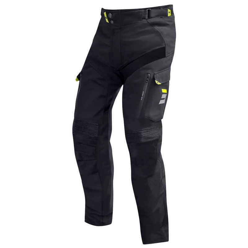 Motociklističke hlače Shot Climatic crno-fluo žute