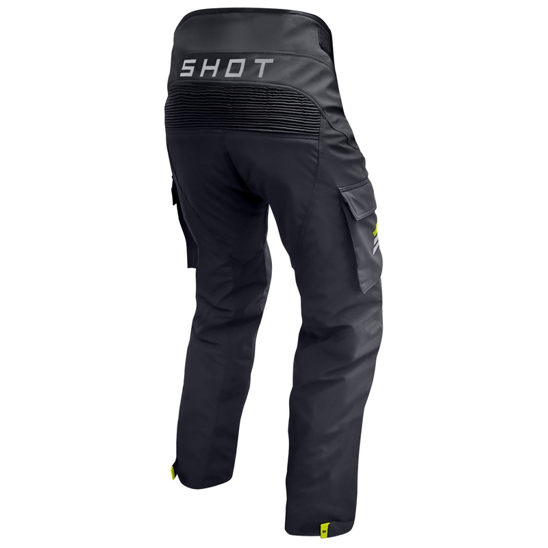 Motociklističke hlače Shot Climatic crno-fluo žute