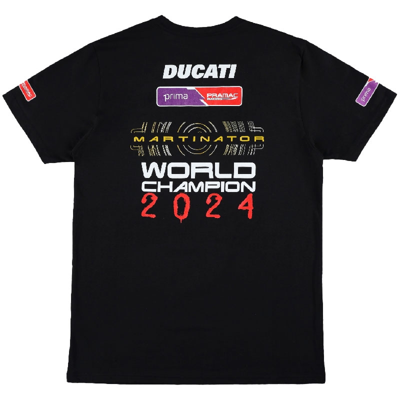 Majica Ducatti Jorge Martin Svjetskog prvaka crna
