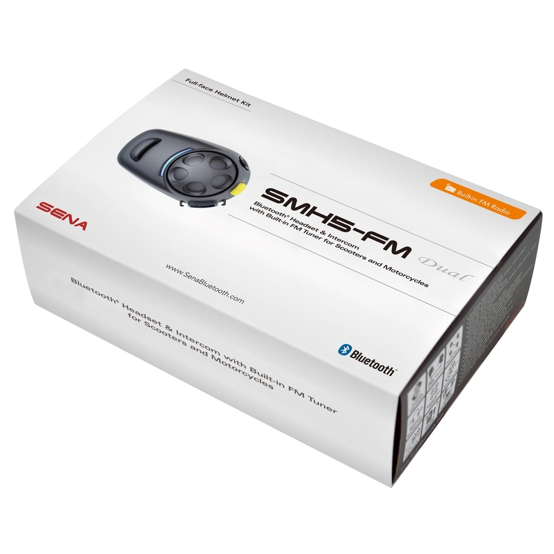 Set od 2 Bluetooth interfona SENA SMH5-FM