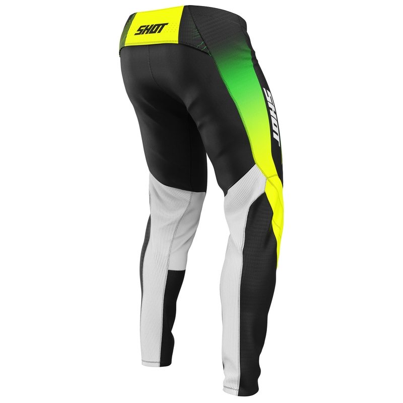 Dječje motocross hlače Shot Contact Apex fluo žute