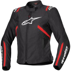 Ženska motoristička jakna Alpinestars Stella T-SPS 2 Vodootporna crno-bijela-fluo crvena