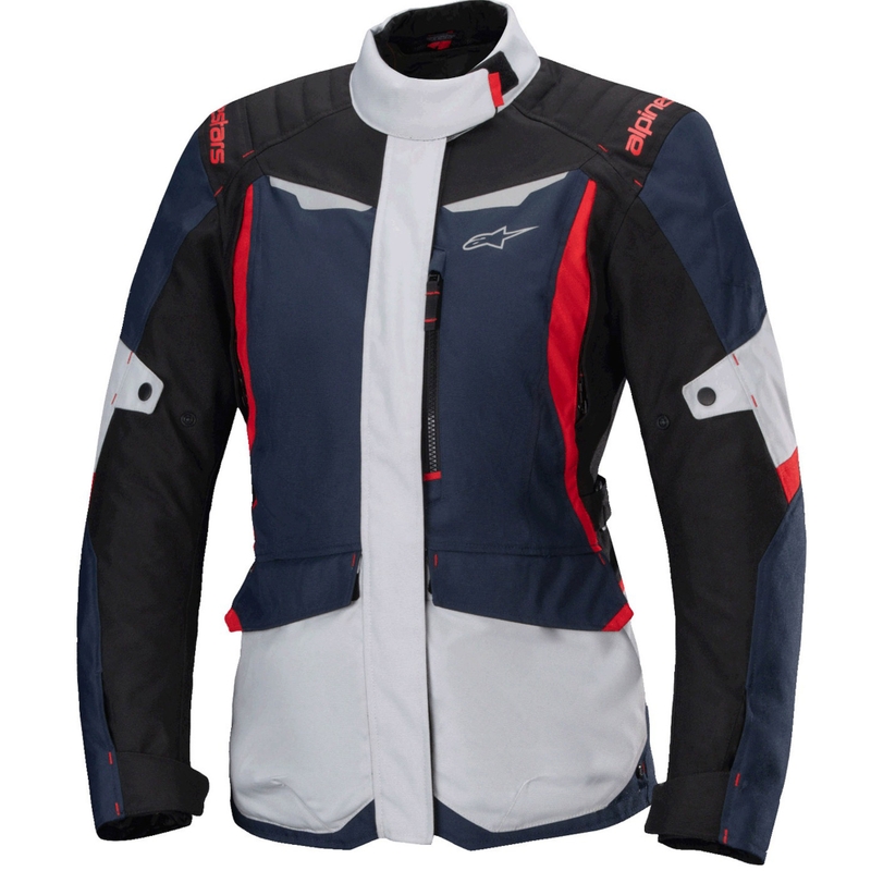 Ženska motoristička jakna Alpinestars Stella ST-1 Waterproof plavo-crno-crvena