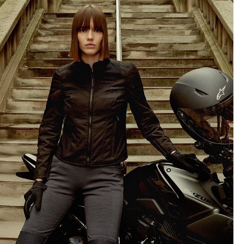 Alpinestars Stella Isla vodootporna ženska motociklistička jakna crno-crna