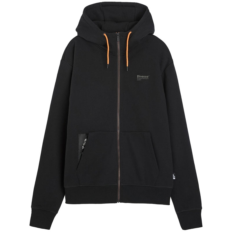 Dukserica DAKAR ZIP H24 crna