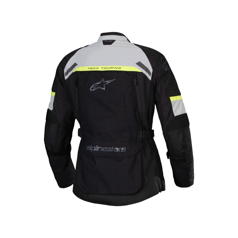 Ženska motoristička jakna Alpinestars Stella Bogota PRO Drystar crno-siva-fluo žuta