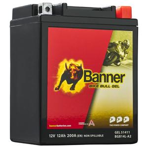 Gel akumulator za motocikle Banner Bike Bull GEL 514 11/BGB14L-A2 - GB14L-A2 12V, 12Ah, 200A