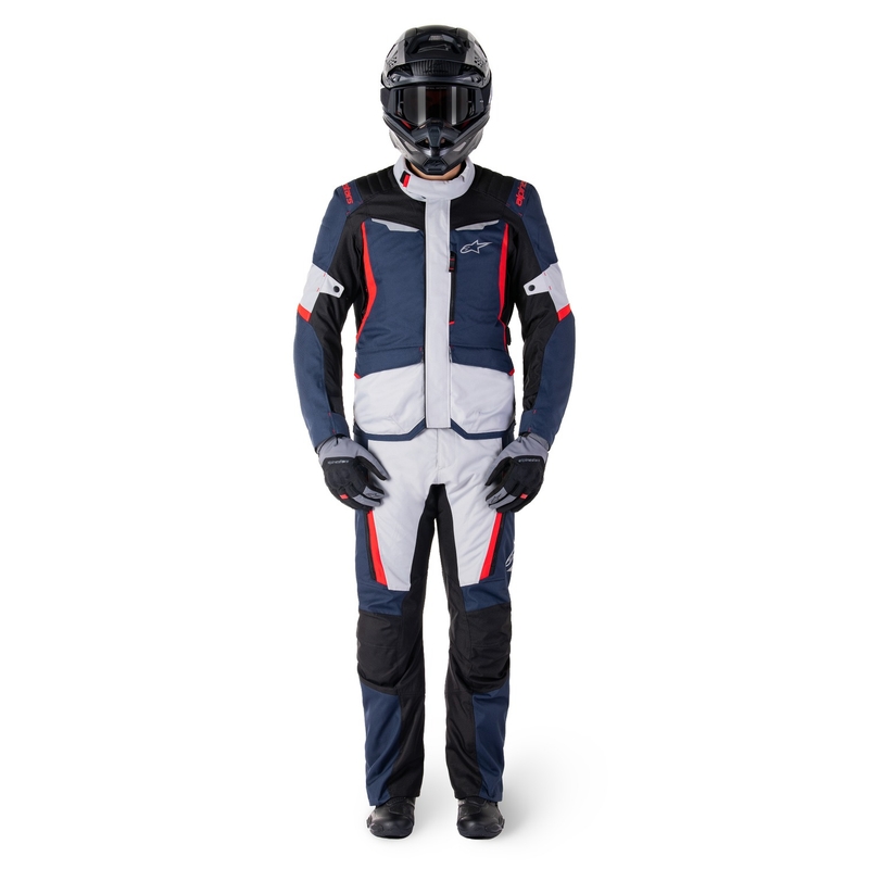 Alpinestars ST-1 Vodootporne motociklističke hlače plavo-crno-crvene