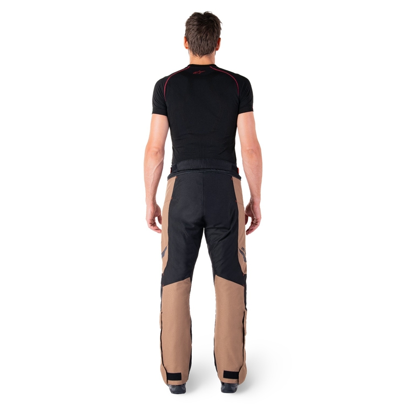Alpinestars ST-1 Vodootporne motociklističke hlače kaki-pješčano-crne-fluo crvene