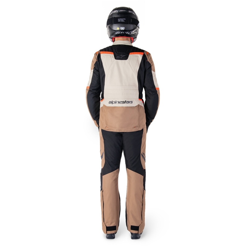 Alpinestars ST-1 Vodootporne motociklističke hlače kaki-pješčano-crne-fluo crvene