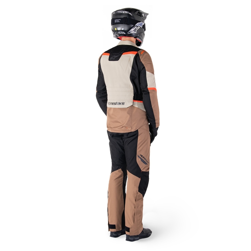 Alpinestars ST-1 Vodootporne motociklističke hlače kaki-pješčano-crne-fluo crvene