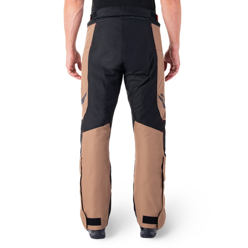 Alpinestars ST-1 Vodootporne motociklističke hlače kaki-pješčano-crne-fluo crvene