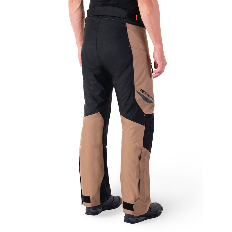 Alpinestars ST-1 Vodootporne motociklističke hlače kaki-pješčano-crne-fluo crvene