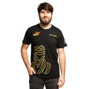 Majica kratkih rukava Meatfly Big Shock Dakar crna