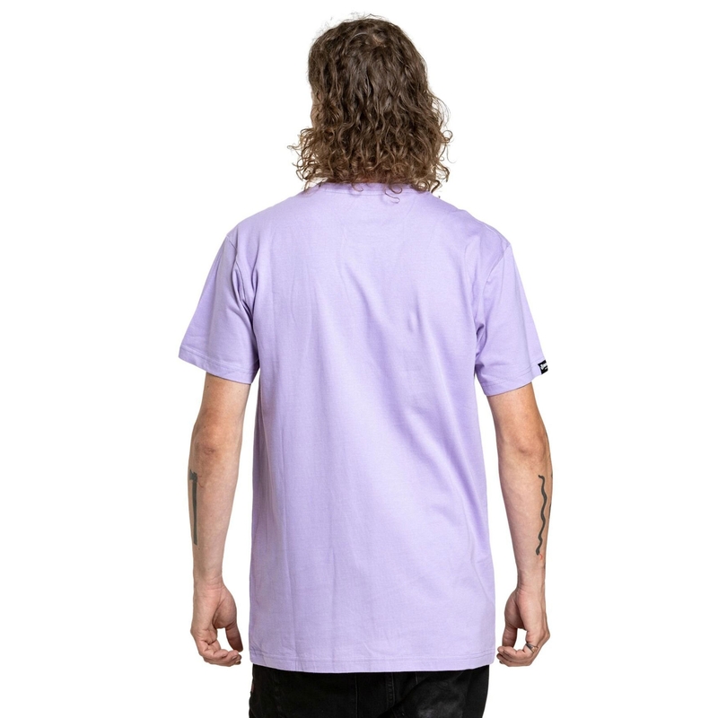 Majica kratkih rukava Meatfly Fullface ljubičasta