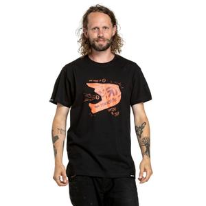 Majica kratkih rukava Meatfly Fullface crna