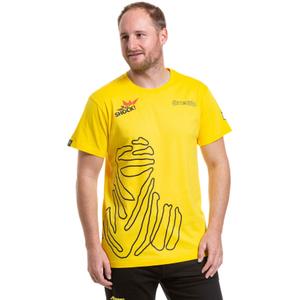 Majica kratkih rukava Meatfly Big Shock Dakar žuta