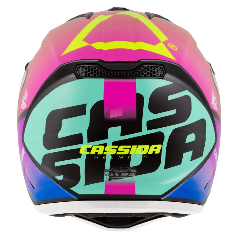 Motocross motociklistička kaciga Cassida Cross Cup 2 Napa pearl multicolor