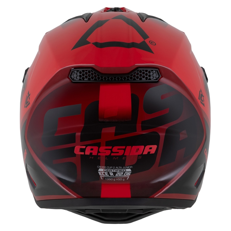 Cassida Cross Cup 2 Napa Pearl crveno-ljubičasto-crna dječja motociklistička kaciga za motocros