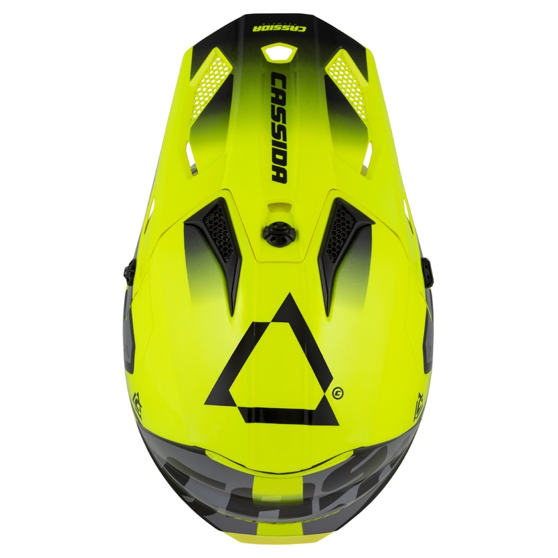 Cassida Cross Cup 2 Napa Fluo Yellow-Black-Grey Pearl dječja kaciga za motocross