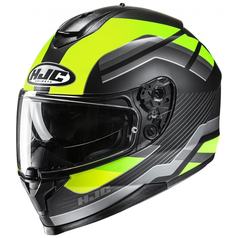 Integralna motociklistička kaciga HJC C70N Belis MC3HSF fluo žuto-crna