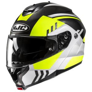 Motociklistička kaciga na preklop HJC C91N Kaon MC3H fluo žuto-crno-siva