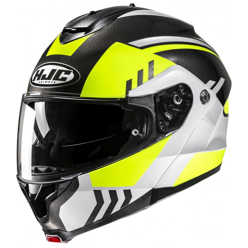 Motociklistička kaciga na preklop HJC C91N Kaon MC3H fluo žuto-crno-siva