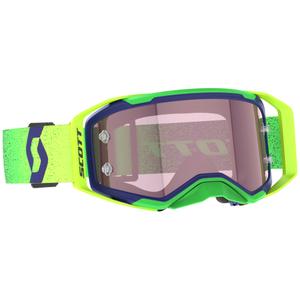 SCOTT Prospect 2.0 AMP motocross naočale ljubičasto-fluo žute s ružičastim pleksiglasom