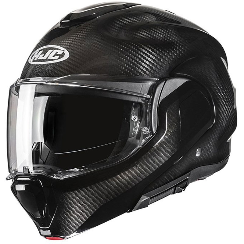 Motociklistička kaciga na preklop HJC F100 Carbon black