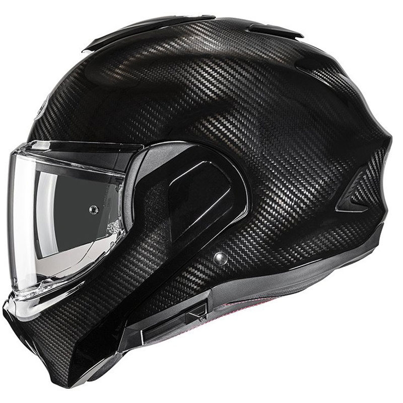 Motociklistička kaciga na preklop HJC F100 Carbon black