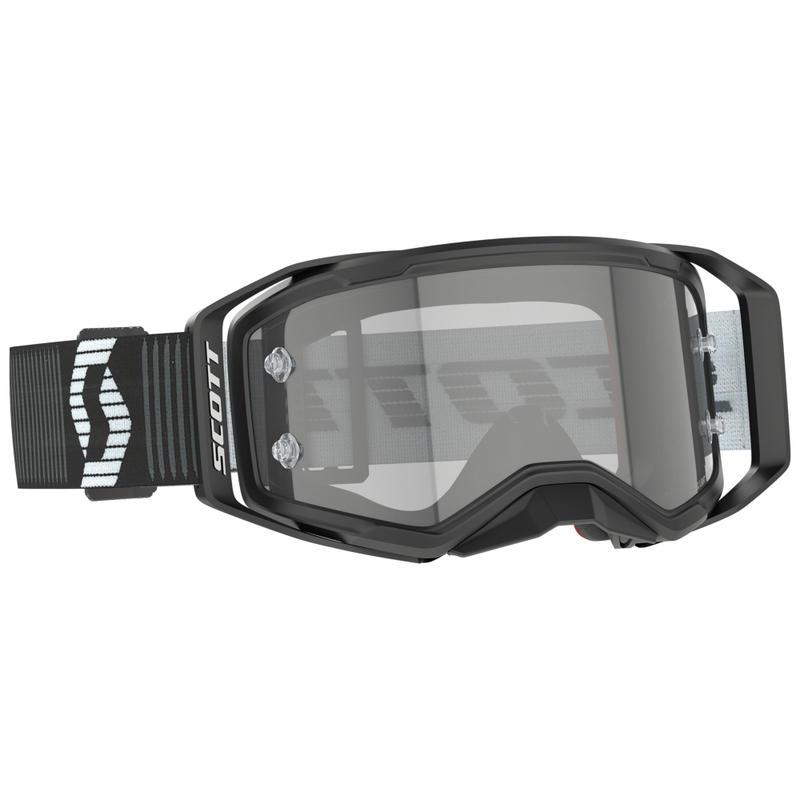 Motocross naočale SCOTT Prospect 2.0 LS crno-bijele sa svjetlo osjetljivim pleksiglasom