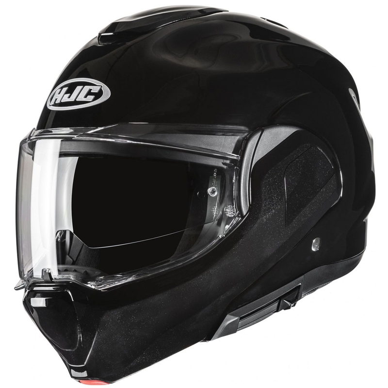 Motociklistička kaciga na preklop HJC F100 Solid metalik crna