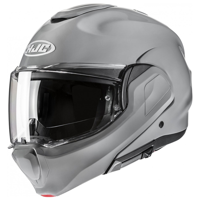 Motociklistička kaciga na preklop HJC F100 Jednobojna siva