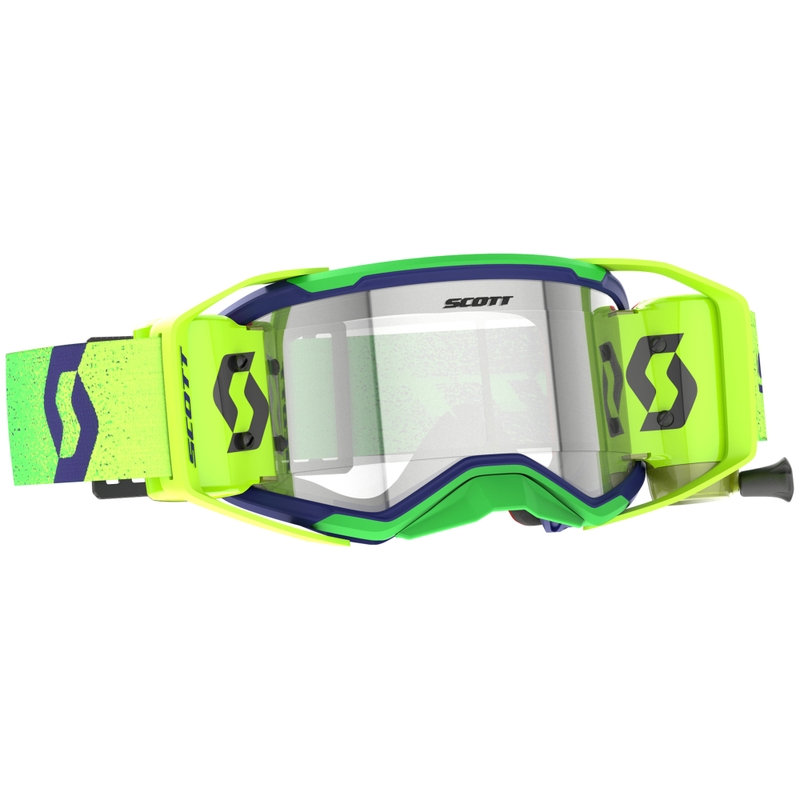 SCOTT Prospect 2.0 WFS Purple-Fluo Yellow naočale za motocross s prozirnim pleksiglasom