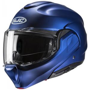 HJC F100 čvrsta polupreklopna motociklistička kaciga metalik plava