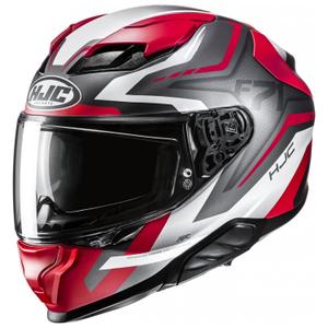 Motociklistička kaciga koja pokriva cijelo lice HJC F71 Fes MC1SF sivo-crveno-bijela