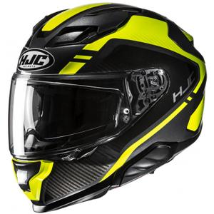 Motociklistička kaciga koja pokriva cijelo lice HJC F71 Tozz MC3H crno-fluo žuta