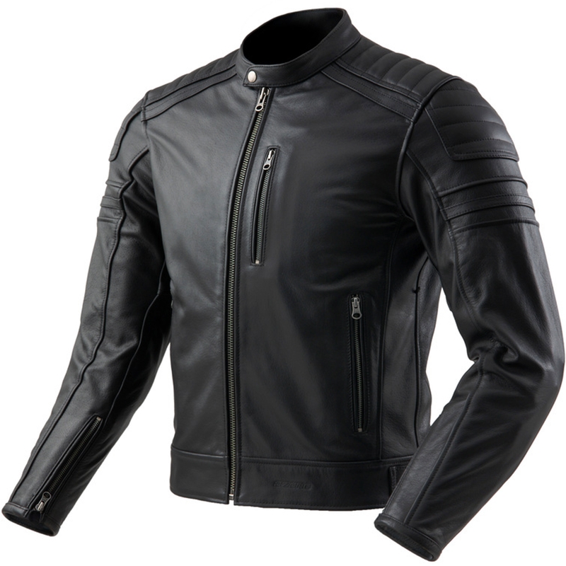 Ozone Colt kožna motociklistička jakna crna