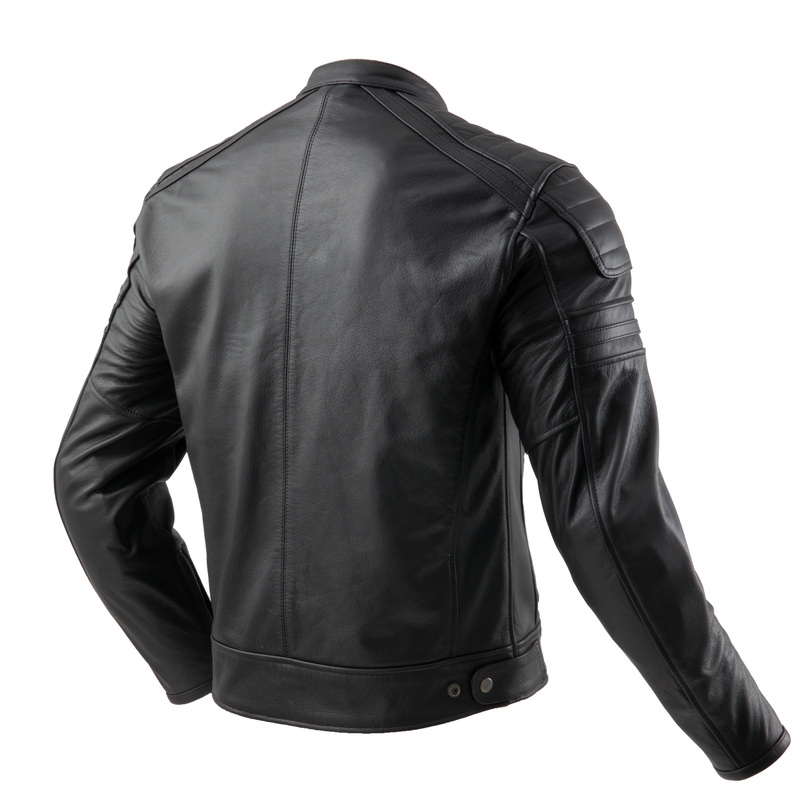 Ozone Colt kožna motociklistička jakna crna