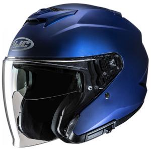 Otvorena motociklistička kaciga HJC i31 Solid Semi Flat metalik plava