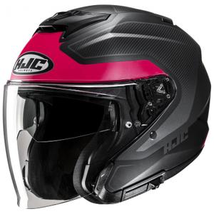 Otvorena motociklistička kaciga HJC i31 Tevis MC8SF crveno-crna