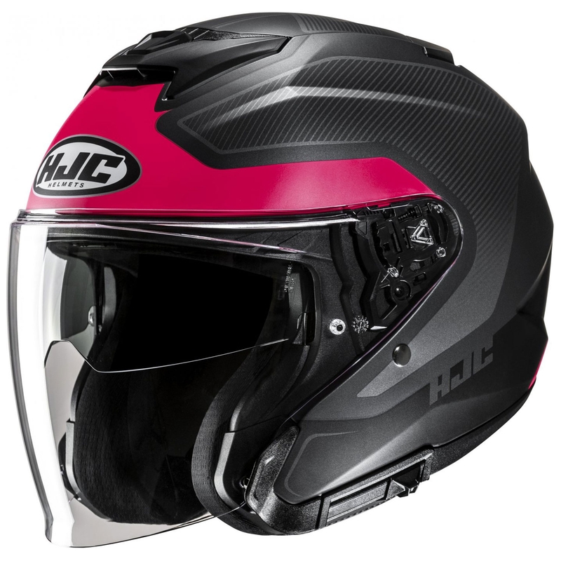 Otvorena motociklistička kaciga HJC i31 Tevis MC8SF crveno-crna