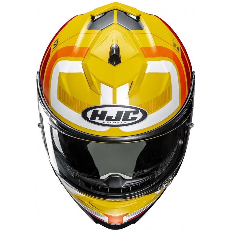 HJC i71 Viz MC3SF žuto-crveno-crna integrirana motociklistička kaciga
