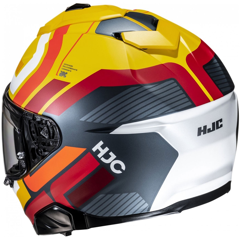 HJC i71 Viz MC3SF žuto-crveno-crna integrirana motociklistička kaciga