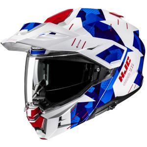 Motociklistička kaciga na preklop HJC i80 Roki MC21 bijelo-plavo-crvena