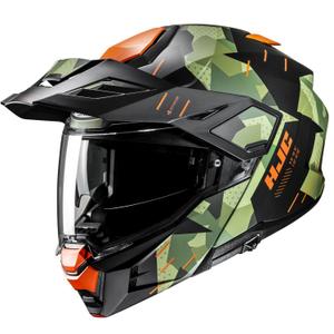 Motociklistička kaciga na preklop HJC i80 Roki MC47SF zeleno-crna